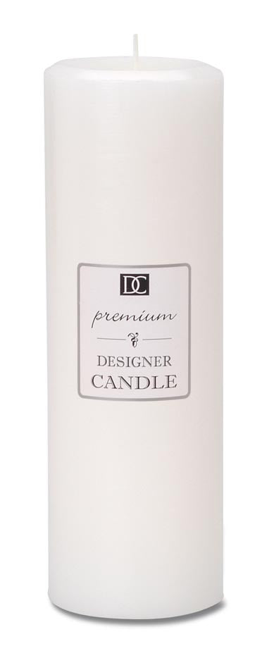 Pillar Candle White Linen Scented 2.8 X 8.8 Inches